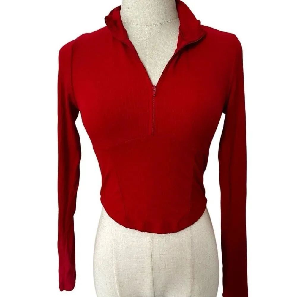 Ambiance red long sleeved sweater